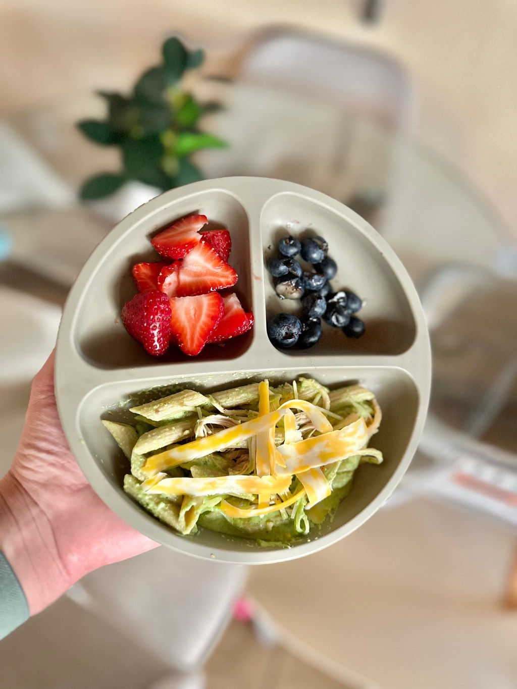 Veggie pasta for toddlers